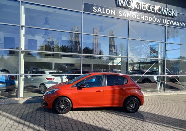 Peugeot 208 cena 40000 przebieg: 73500, rok produkcji 2016 z Tyczyn małe 154